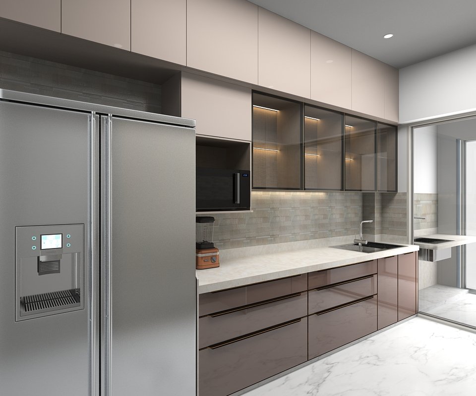 modular kitchen in Andheri apartment